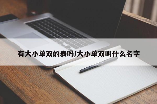 有大小单双的表吗/大小单双叫什么名字
