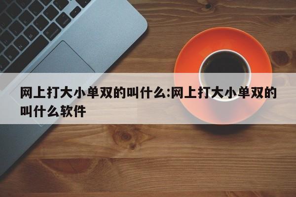 网上打大小单双的叫什么:网上打大小单双的叫什么软件